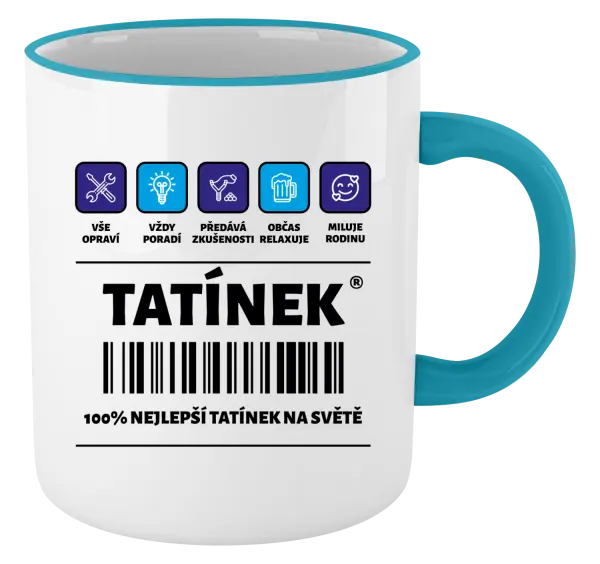 Hrnek Čárový kód - tatínek