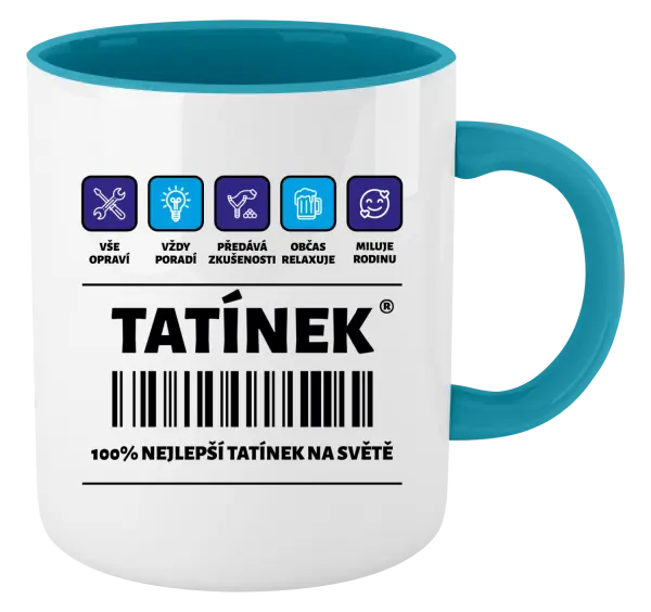 Hrnek Čárový kód - tatínek