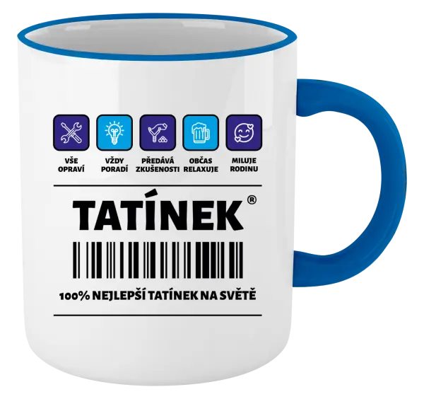 Hrnek Čárový kód - tatínek