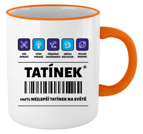 Hrnek Čárový kód - tatínek