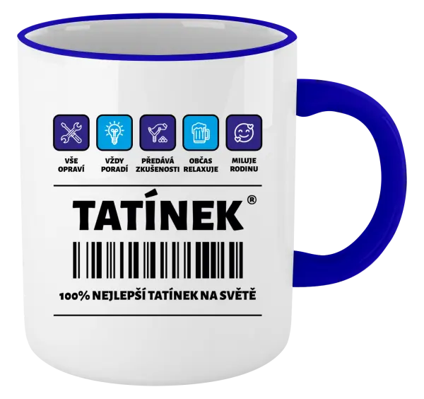 Hrnek Čárový kód - tatínek