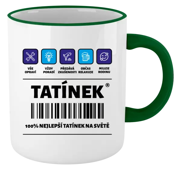 Hrnek Čárový kód - tatínek