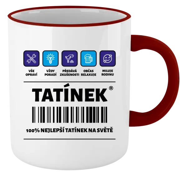 Hrnek Čárový kód - tatínek