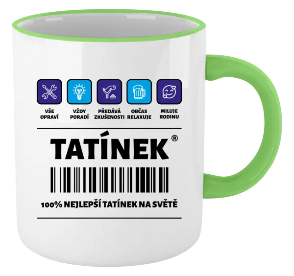 Hrnek Čárový kód - tatínek