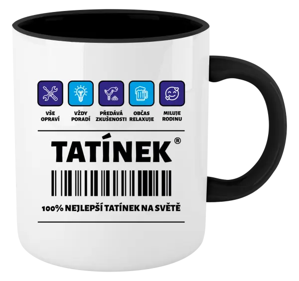 Hrnek Čárový kód - tatínek