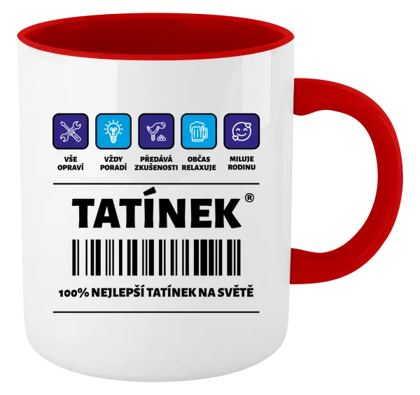 Hrnek Čárový kód - tatínek