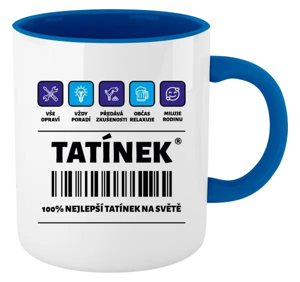 Hrnek Čárový kód - tatínek