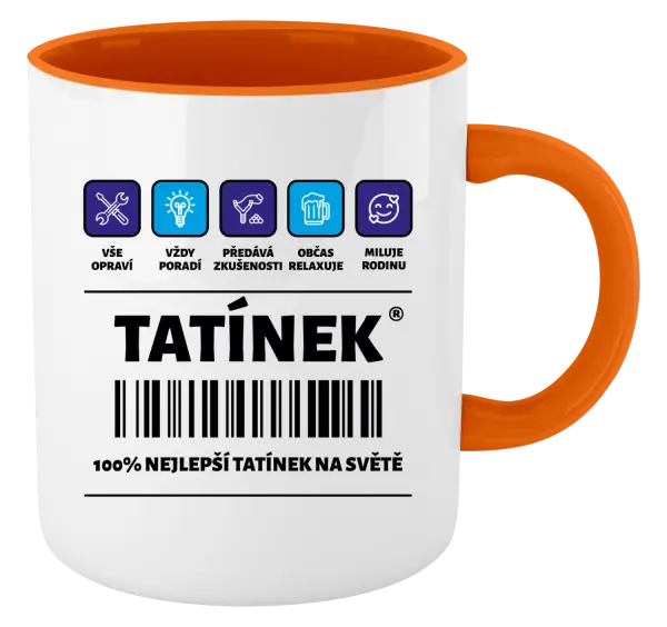 Hrnek Čárový kód - tatínek