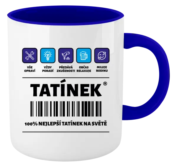 Hrnek Čárový kód - tatínek