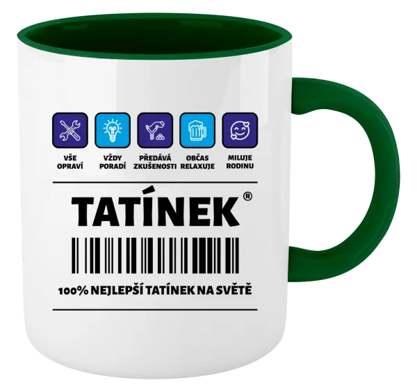 Hrnek Čárový kód - tatínek