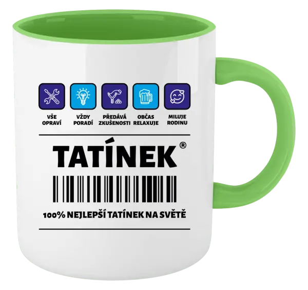Hrnek Čárový kód - tatínek