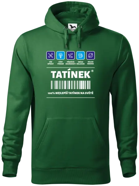 Pánská mikina Čárový kód - tatínek