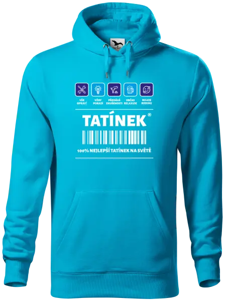 Pánská mikina Čárový kód - tatínek