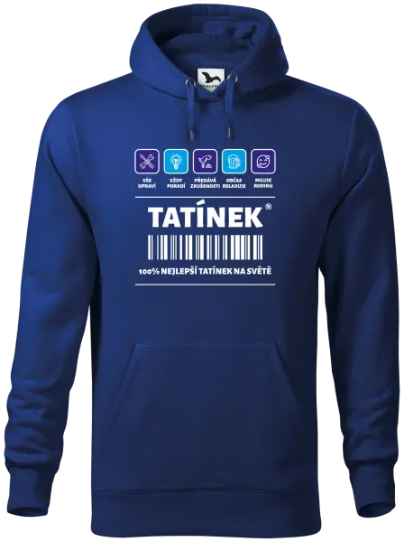 Pánská mikina Čárový kód - tatínek