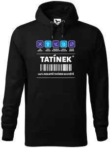 Pánská mikina Čárový kód - tatínek