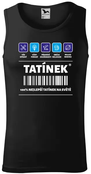 Pánské tílko Čárový kód - tatínek