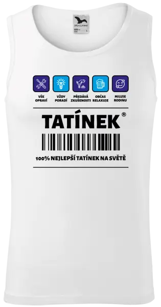 Pánské tílko Čárový kód - tatínek