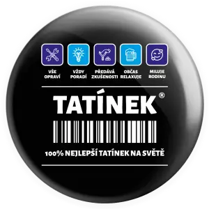 Placka Čárový kód - tatínek