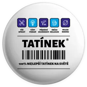Placka Čárový kód - tatínek