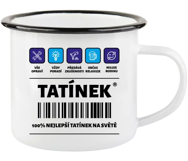 Plecháček Čárový kód - tatínek