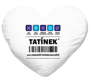 Polštář Čárový kód - tatínek