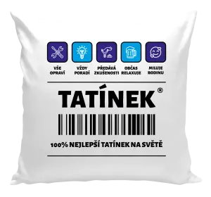 Polštář Čárový kód - tatínek