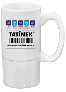 Půllitr Čárový kód - tatínek