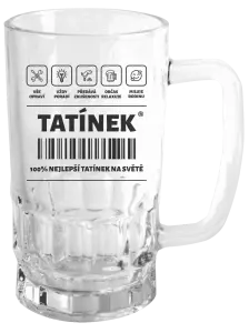 Půllitr Čárový kód - tatínek