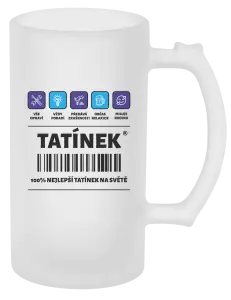 Půllitr Čárový kód - tatínek