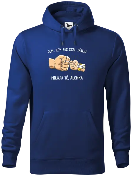 Pánská mikina Den, kdy ses stal tátou