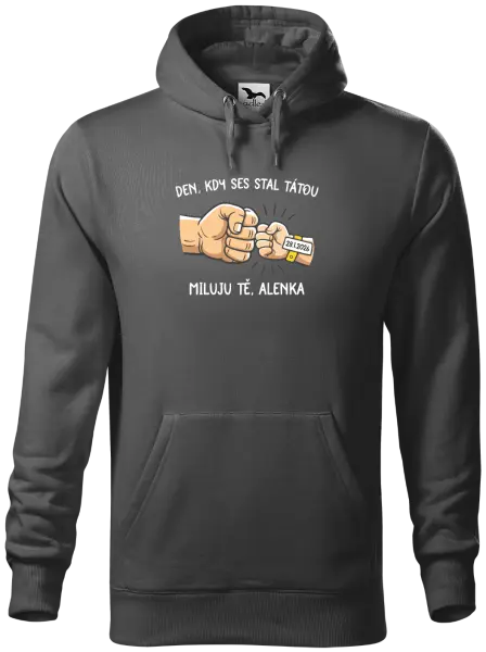 Pánská mikina Den, kdy ses stal tátou