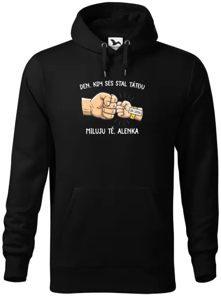 Pánská mikina Den, kdy ses stal tátou