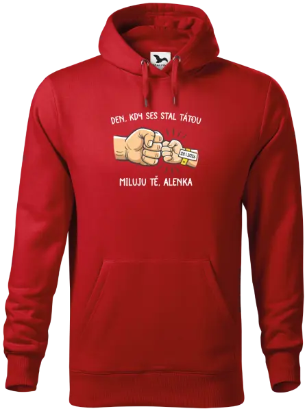 Pánská mikina Den, kdy ses stal tátou