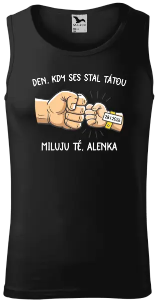 Pánské tílko Den, kdy ses stal tátou