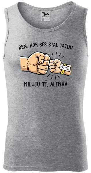 Pánské tílko Den, kdy ses stal tátou