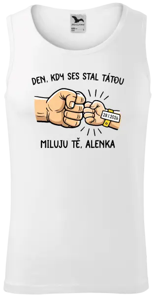 Pánské tílko Den, kdy ses stal tátou