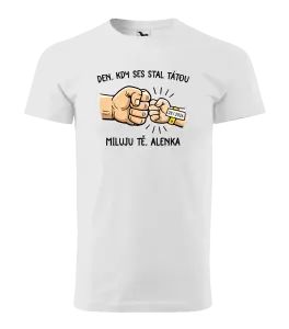 Pánské tričko Den, kdy ses stal tátou