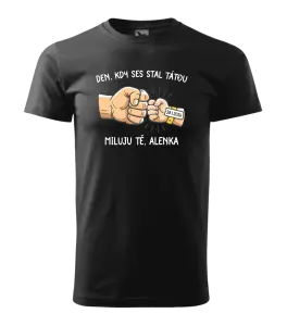 Pánské tričko Den, kdy ses stal tátou