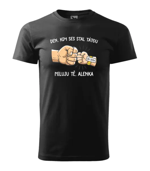 Pánské tričko Den, kdy ses stal tátou