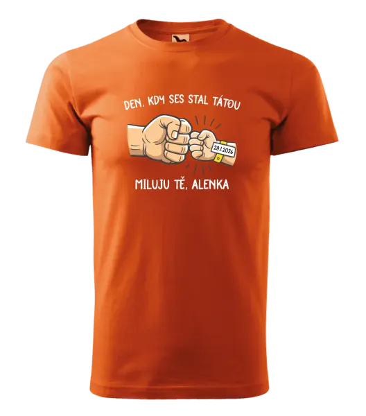 Pánské tričko Den, kdy ses stal tátou