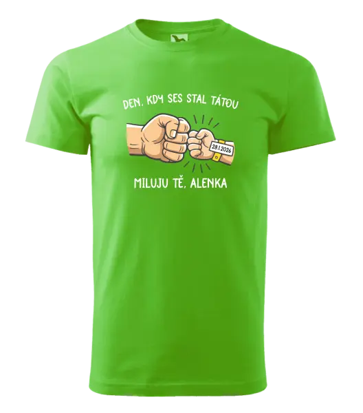 Pánské tričko Den, kdy ses stal tátou