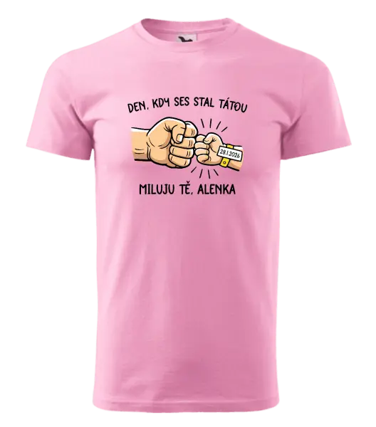 Pánské tričko Den, kdy ses stal tátou