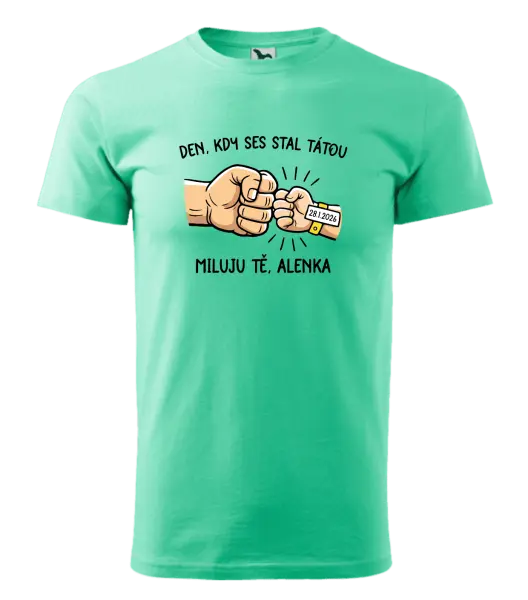 Pánské tričko Den, kdy ses stal tátou