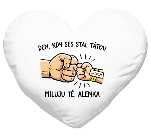 Polštář Den, kdy ses stal tátou