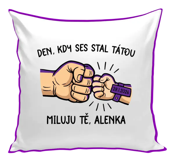 Polštář Den, kdy ses stal tátou