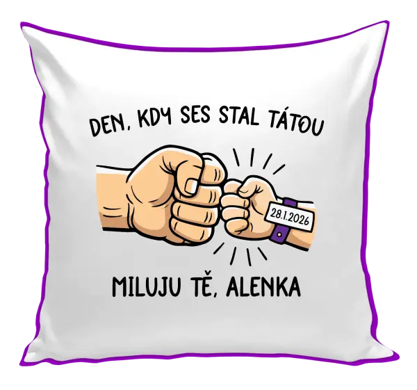 Polštář Den, kdy ses stal tátou
