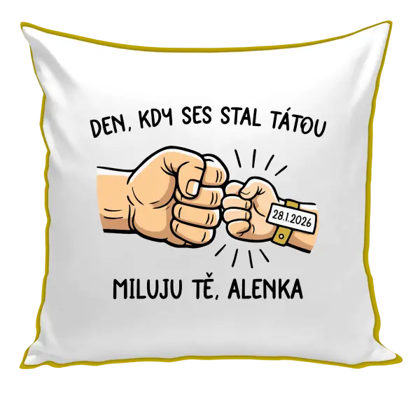 Polštář Den, kdy ses stal tátou