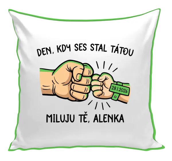 Polštář Den, kdy ses stal tátou