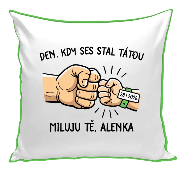 Polštář Den, kdy ses stal tátou