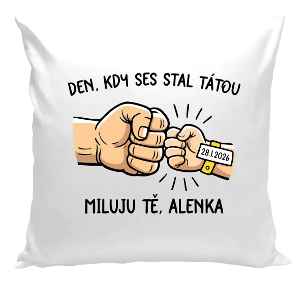 Polštář Den, kdy ses stal tátou